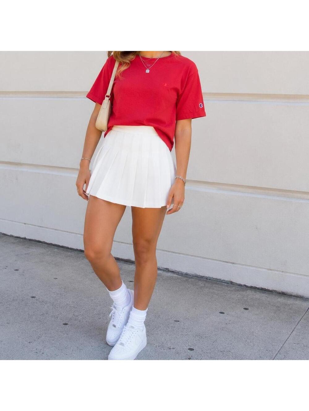 Champion Women's Red and Orange Tshirt
